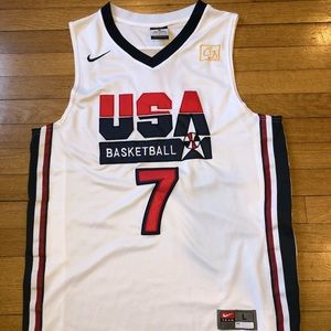 Larry Bird #7 USA Jersey Size Large Nike